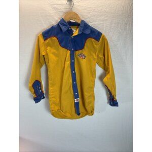 Vintage Dickies Big Tex Western Shirt Retro Size M? Tween Texas Novelty‎
